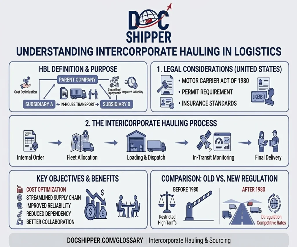 UNDERSTANDING INTERCORPORATE HAULING IN LOGISTICS