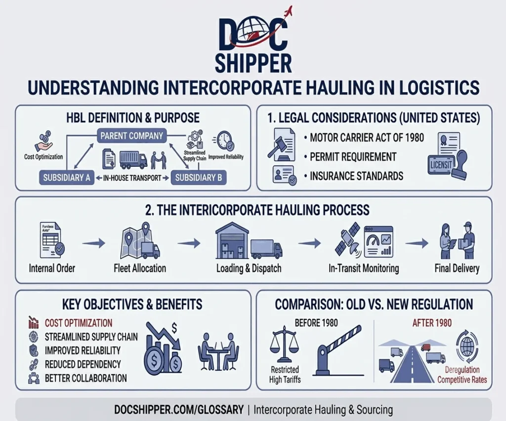 UNDERSTANDING INTERCORPORATE HAULING IN LOGISTICS