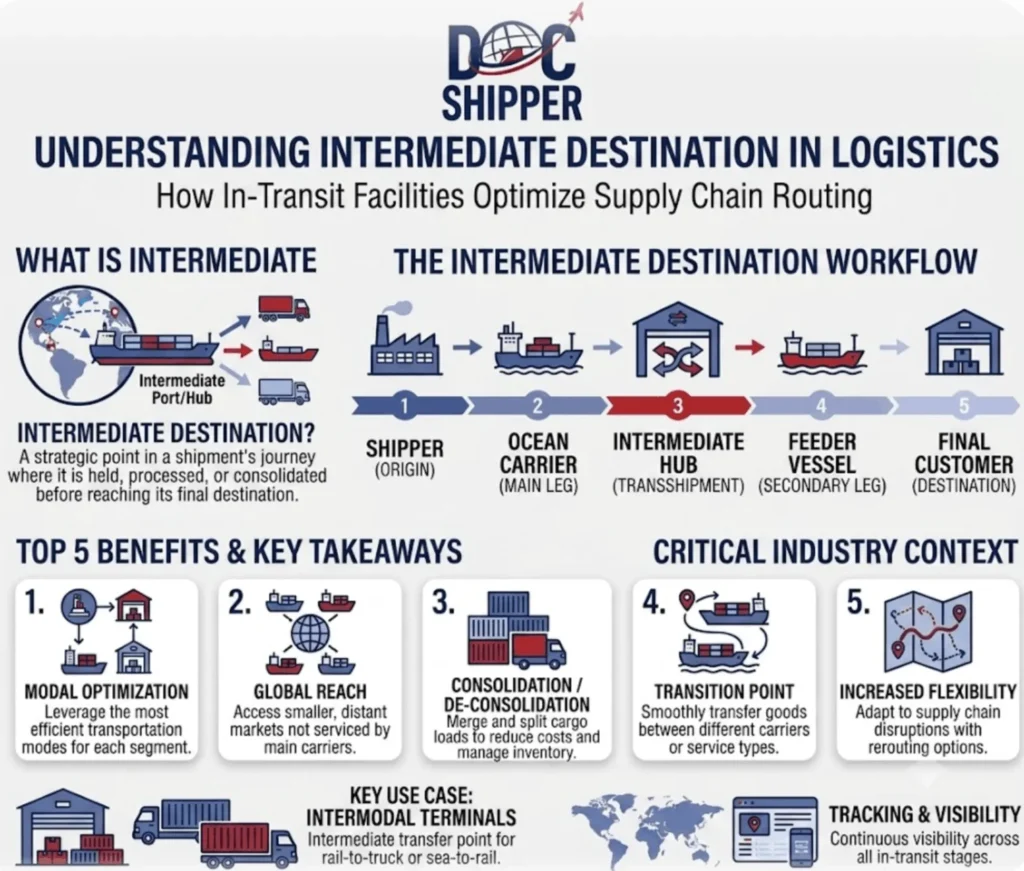 UNDERSTANDING INTERMEDIATE DESTINATION IN LOGISTICS