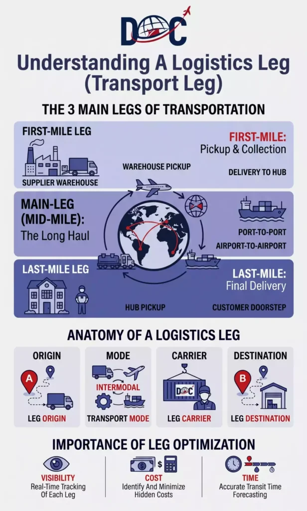 Understanding A Logistics Leg (Transport Leg)