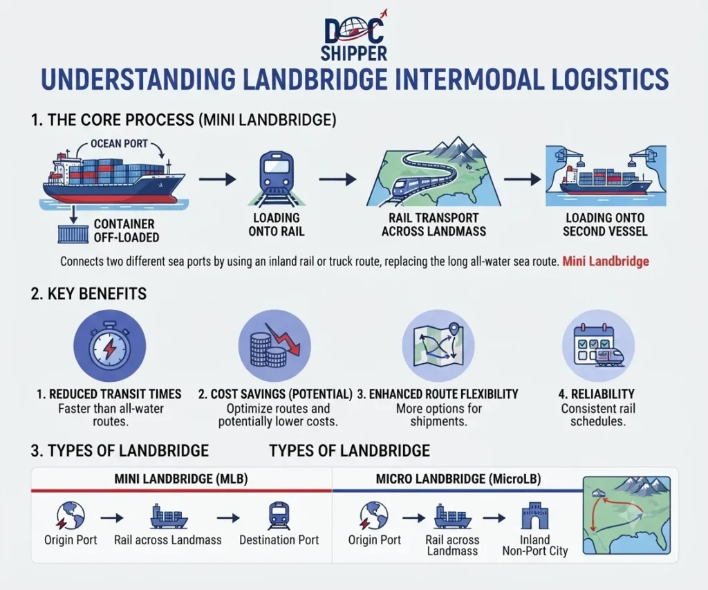 Landbridge_ Definition & Complete Guide for %currentyear% | DocShipper