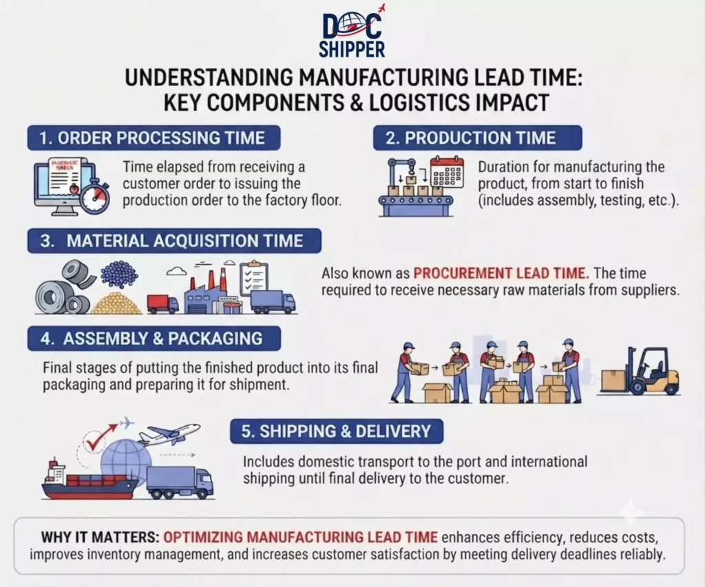 Manufacturing Lead Time- Definition Guide for 2026 DocShipper